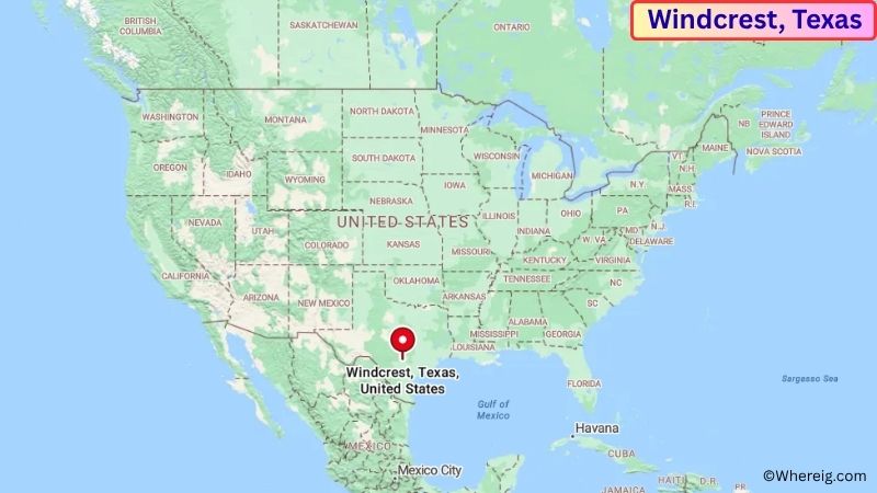Where is Windcrest Located in Bexar County, Texas