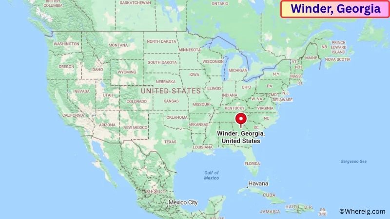Where is Winder Located in Barrow County, Georgia