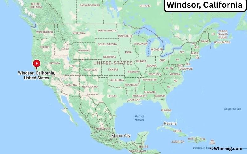 Where is Windsor Located in Sonoma, California