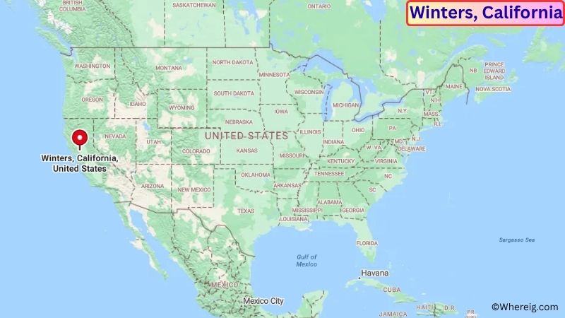 Where is Winters Located in Yolo County, California