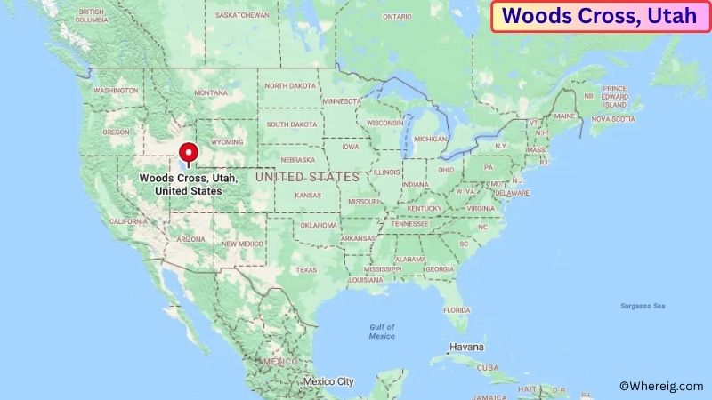 Where is Woods Cross Located in Davis County, Utah