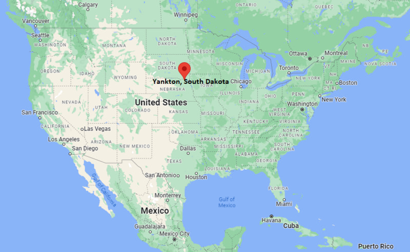 Where is Yankton, South Dakota