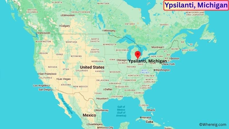 Where is Ypsilanti Located in Washtenaw County, Michigan