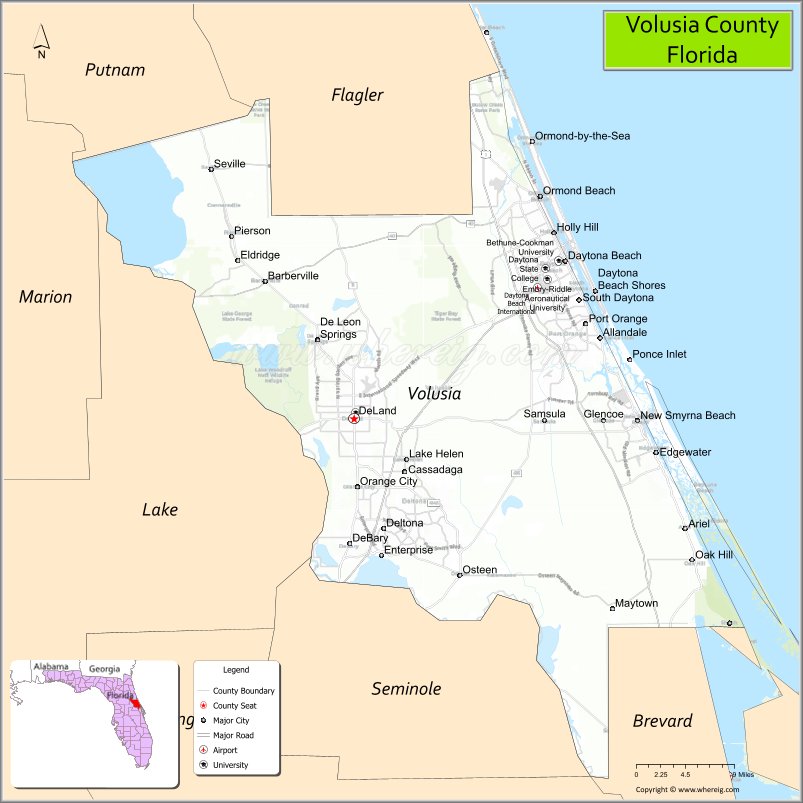 Town Map Volusia