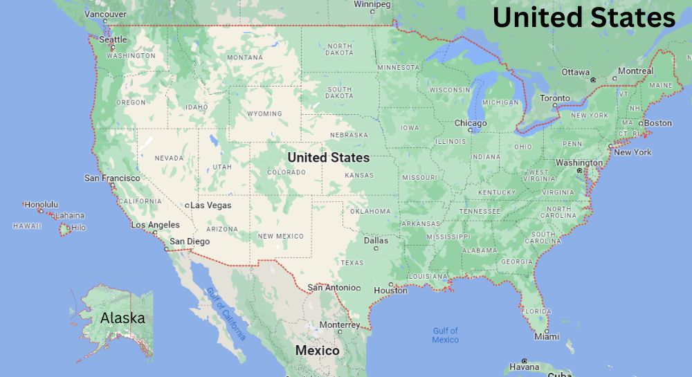 United States Map and Satellite Image | USA Google Map