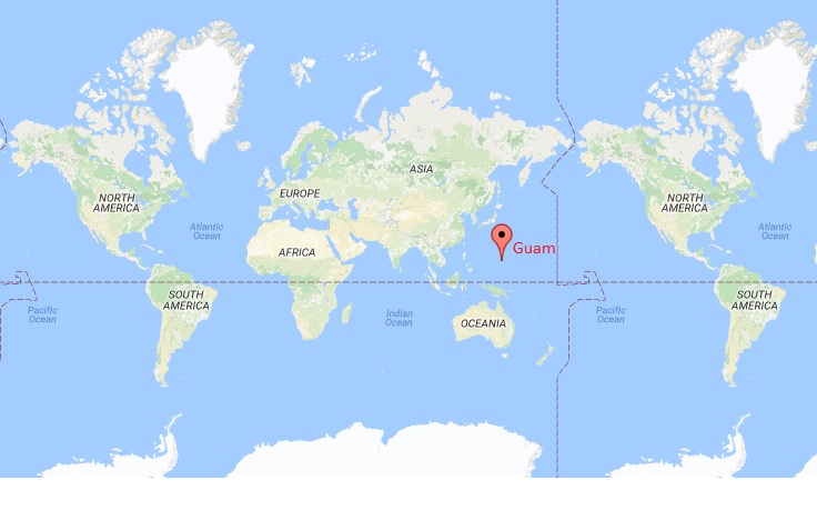 Guam On A World Map Oconto County Plat Map