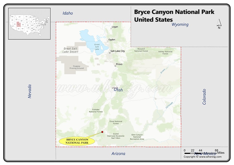 Where is Bryce Canyon National Park Located in Utah