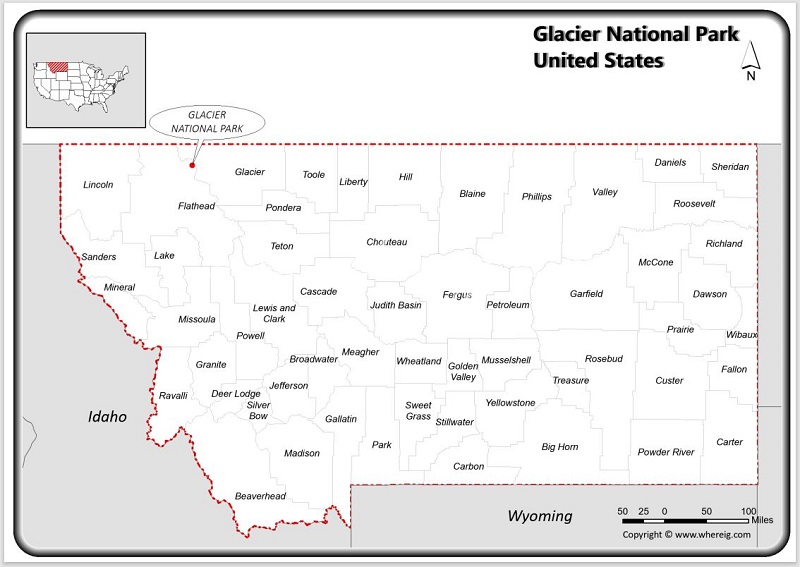 Where is Glacier National Park Located in Montana