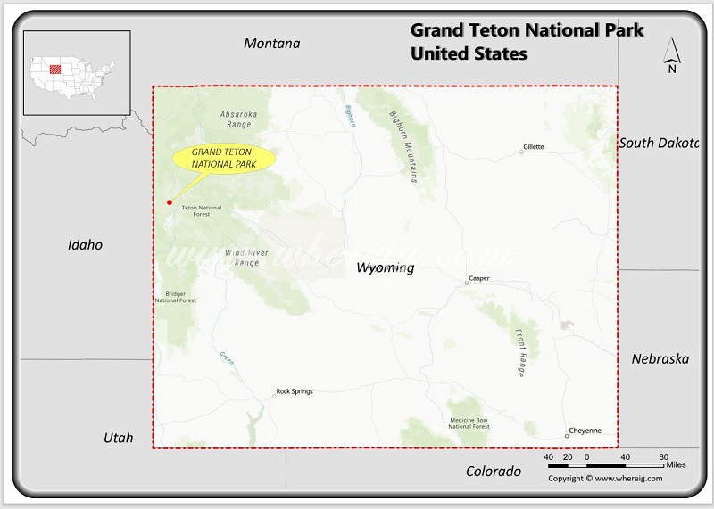 Where is Grand Teton National Park Located in Wyoming
