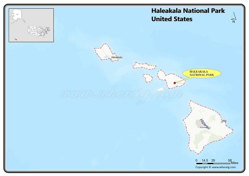 Where is Haleakala National Park Located in Hawaii