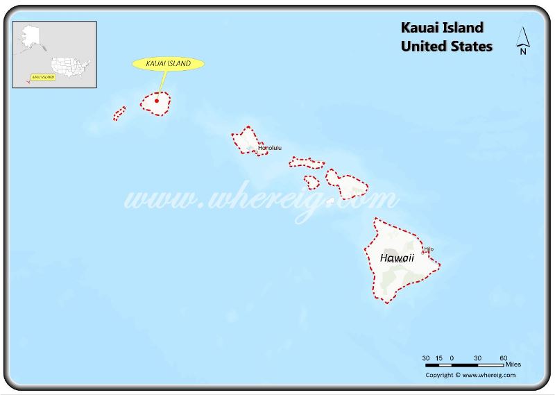 Where is Kauai Island Located in Hawaii