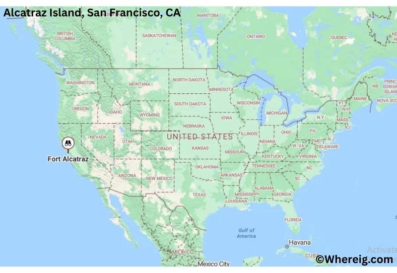 Calamita 3D In Cristallo Di Alcatraz, San Francisco – Souvenir Da Viaggio USA, Regalo Da Collezione