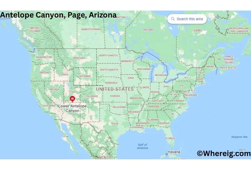 Where is Antelope Canyon Located inPage, Arizona