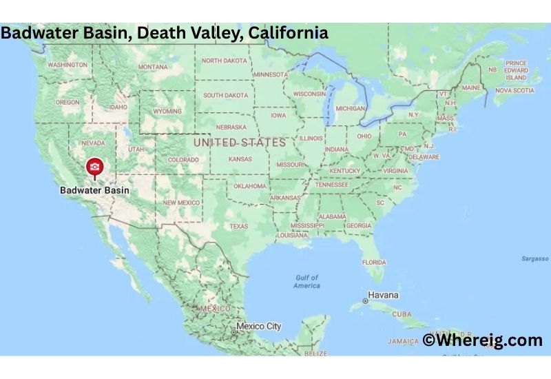 Where is Badwater Basin Located in Death Valley, California Where is Badwater Basin Located in Death Valley, California