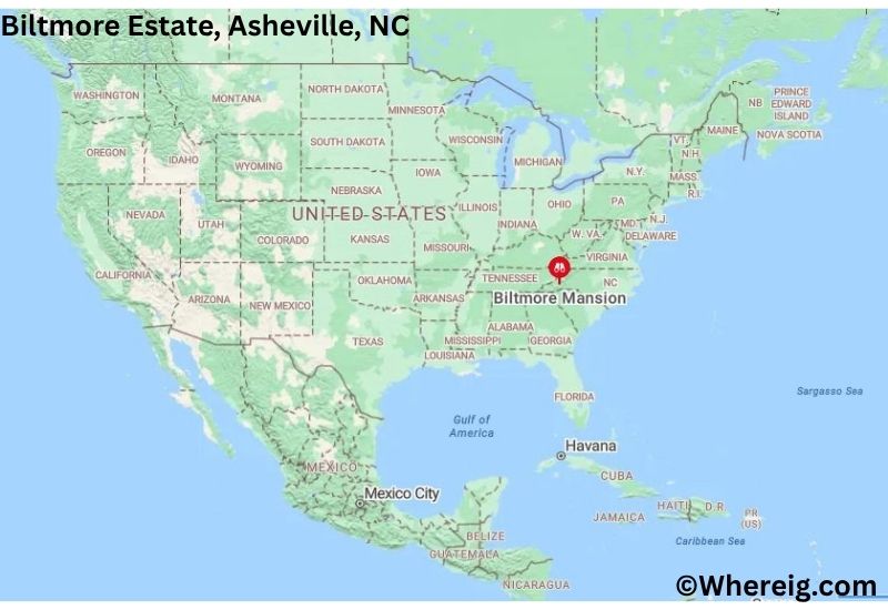 Where is Biltmore Estate Located in Asheville, North Carolina Where is Biltmore Estate Located in Asheville, North Carolina