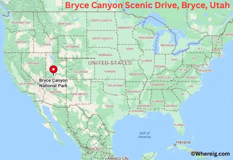 Where is Bryce Canyon Scenic Drive Located in Bryce, Utah Where is Bryce Canyon Scenic Drive Located in Bryce, Utah