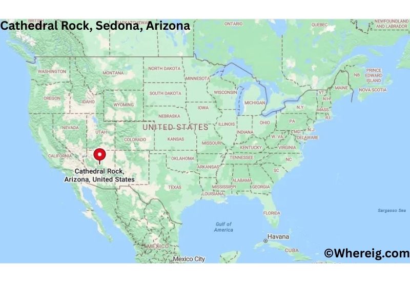Where is Cathedral Rock Located in Sedona, Arizona Where is Cathedral Rock Located in Sedona, Arizona