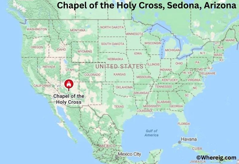 Where is Chapel of the Holy Cross Located in Sedona, Arizona
