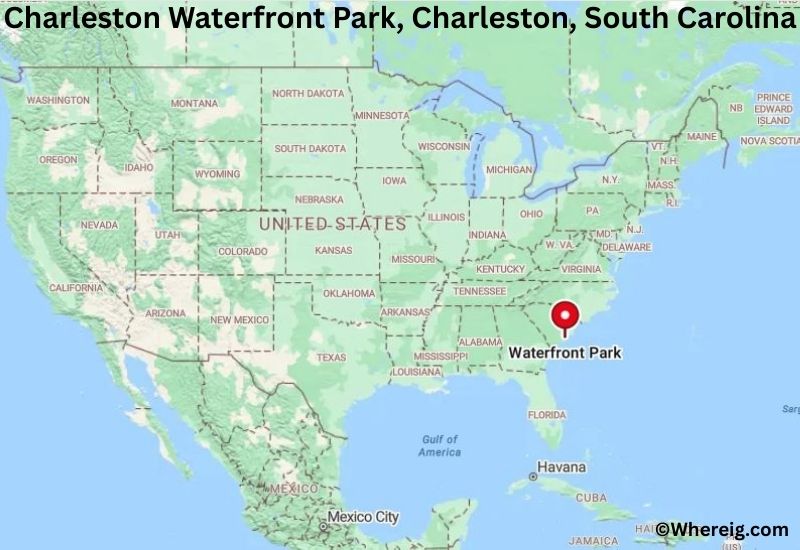 Where is Charleston Waterfront Park Located in Charleston, South Carolina Where is Charleston Waterfront Park Located in Charleston, South Carolina