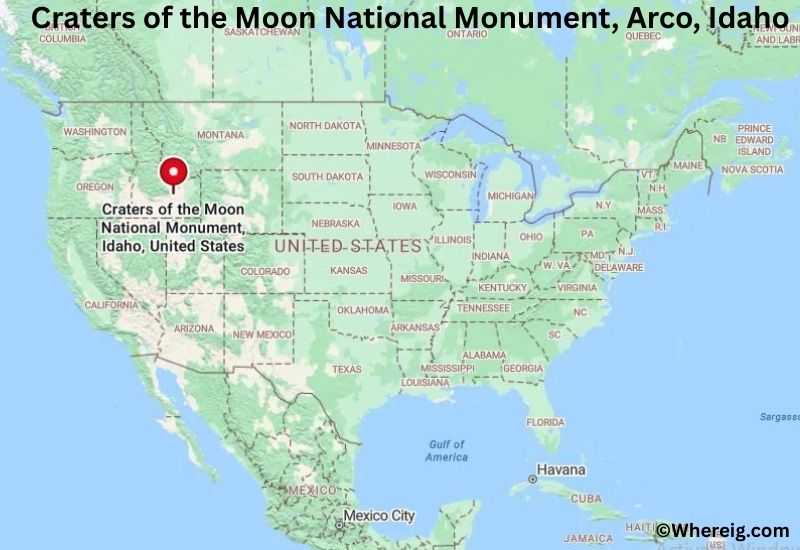 Where is Craters of the Moon National Monument Located in Arco, Idaho Where is Craters of the Moon National Monument Located in Arco, Idaho