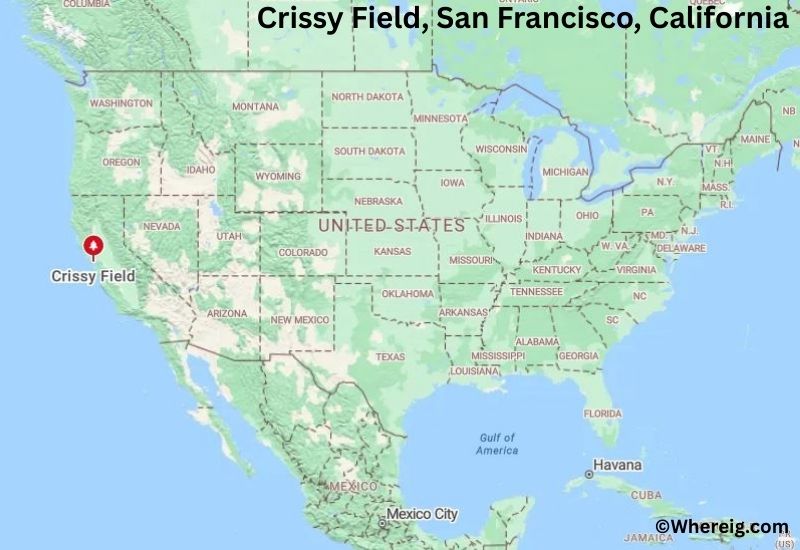 Where is Crissy Field Located in San Francisco, California Where is Crissy Field Located in San Francisco, California