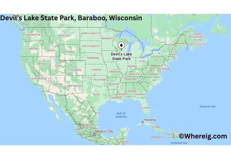 Where is Devil’s Lake State Park Located inBaraboo, Wisconsin
