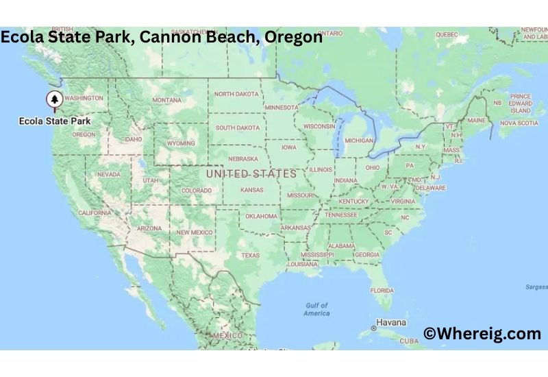 Where is Ecola State Park Located in Cannon Beach, Oregon