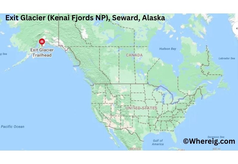Where is Exit Glacier (Kenai Fjords NP) Located inSeward, Alaska Where is Exit Glacier (Kenai Fjords NP) Located inSeward, Alaska
