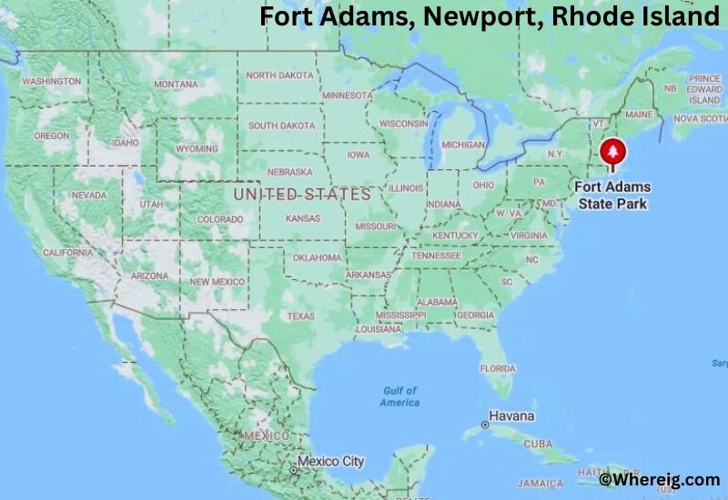 Where is Fort Adams Located in Newport, Rhode Island Where is Fort Adams Located in Newport, Rhode Island