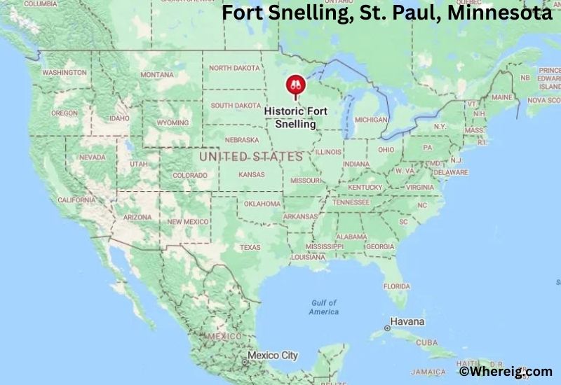 Where is Fort Snelling Located in St. Paul, Minnesota