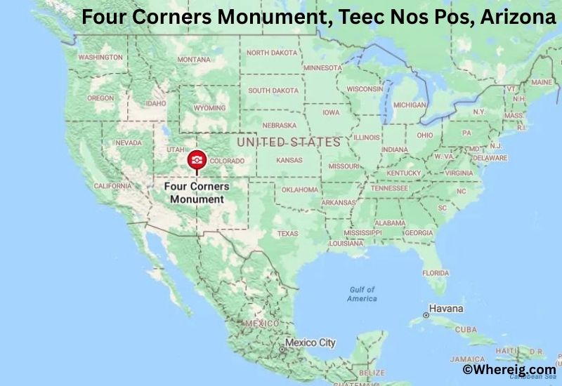 Where is Four Corners Monument Located in Teec Nos Pos, Arizona