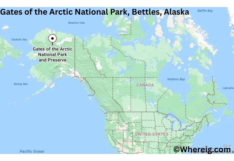 Where is Gates of the Arctic National Park Located inBettles, Alaska