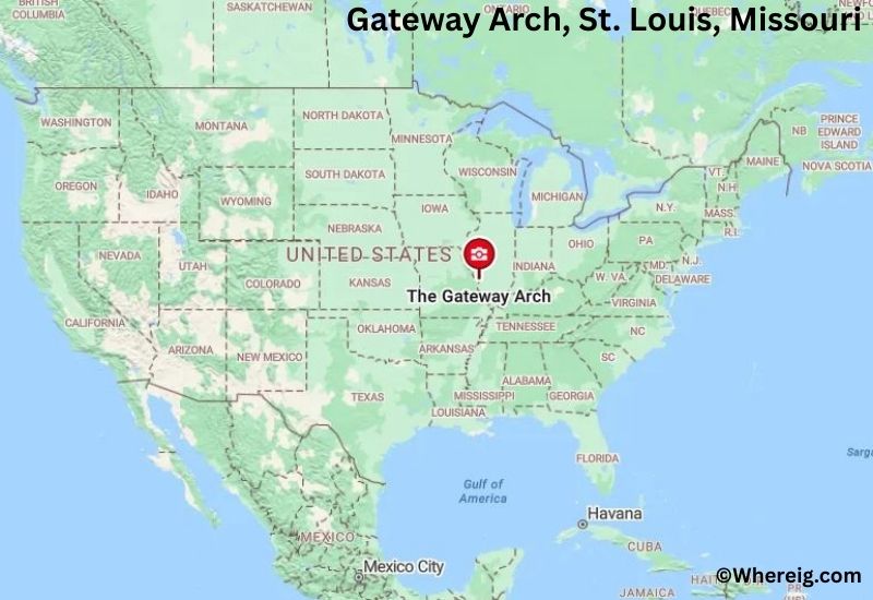 Where is Gateway Arch Located in St. Louis, Missouri