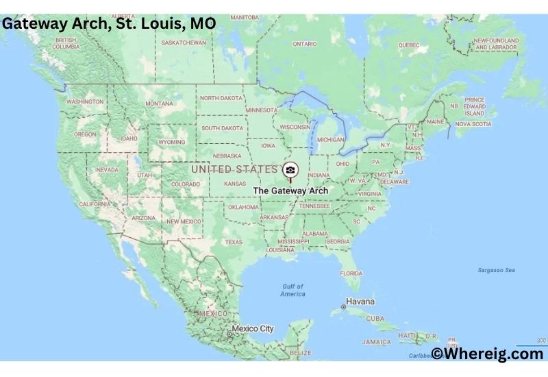 Where is Gateway Arch Located in St. Louis, Missouri Where is Gateway Arch Located in St. Louis, Missouri