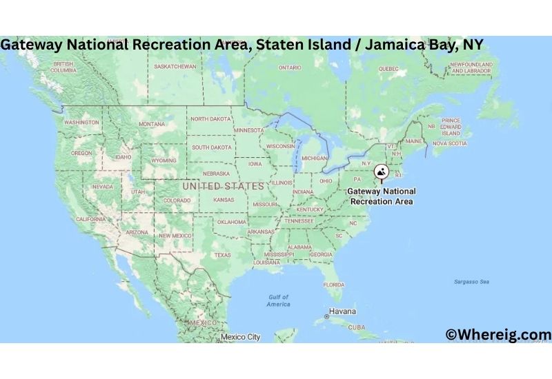 Where is Gateway National Recreation Area Located in Staten Island / Jamaica Bay, New York