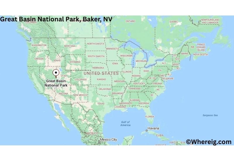 Where is Great Basin National Park Located in Baker, Nevada