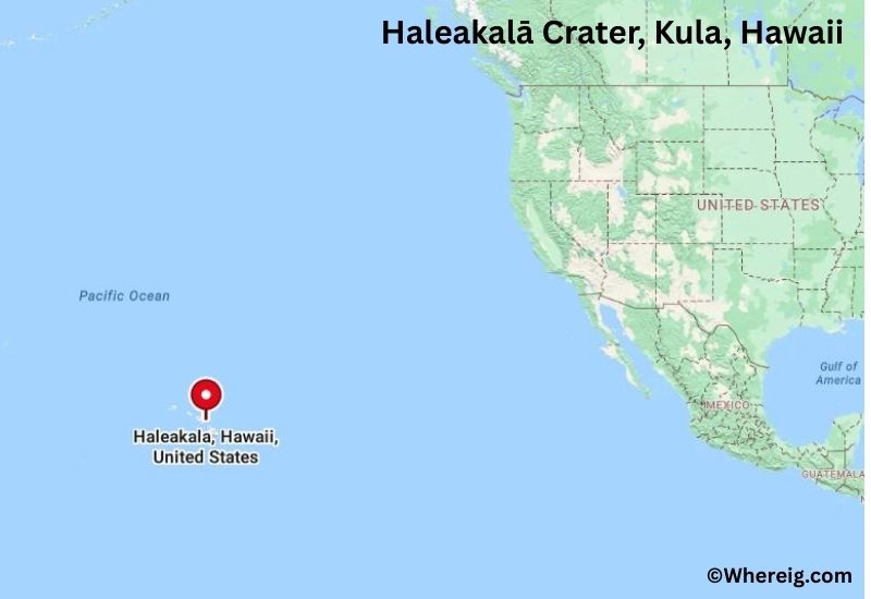 Where is Haleakala Crater Located in Kula, Hawaii Where is Haleakala Crater Located in Kula, Hawaii
