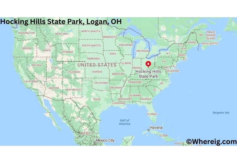 Where is Hocking Hills State Park Located in Logan, Ohio Where is Hocking Hills State Park Located in Logan, Ohio