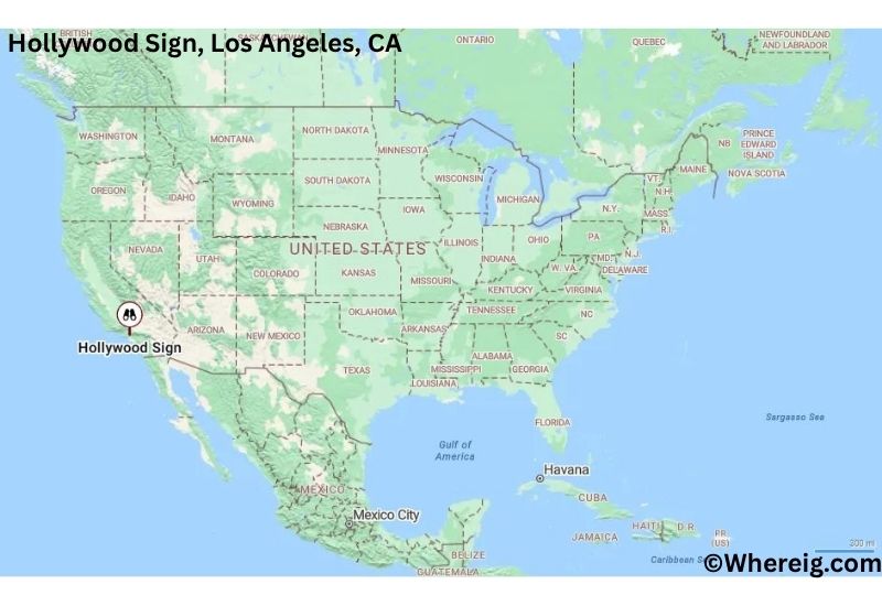 Where is Hollywood Sign Located in Los Angeles, California Where is Hollywood Sign Located in Los Angeles, California