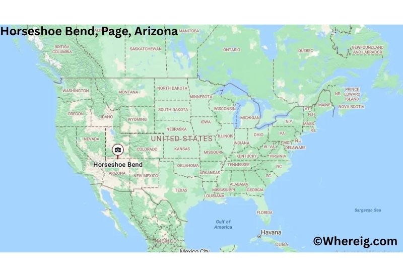 Where is Horseshoe Bend Located inPage, Arizona Where is Horseshoe Bend Located inPage, Arizona