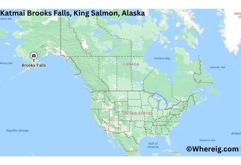 Where is Katmai Brooks Falls Located inKing Salmon, Alaska Where is Katmai Brooks Falls Located inKing Salmon, Alaska