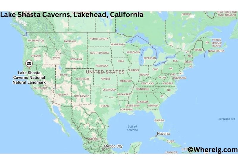 Where is Lake Shasta Caverns Located inLakehead, California Where is Lake Shasta Caverns Located inLakehead, California