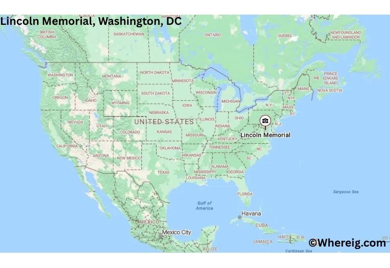 Where is Lincoln Memorial Located in Washington, District of Columbia Where is Lincoln Memorial Located in Washington, District of Columbia