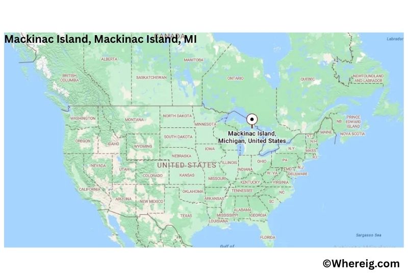 Where is Mackinac Island Located in Mackinac Island, Michigan Where is Mackinac Island Located in Mackinac Island, Michigan