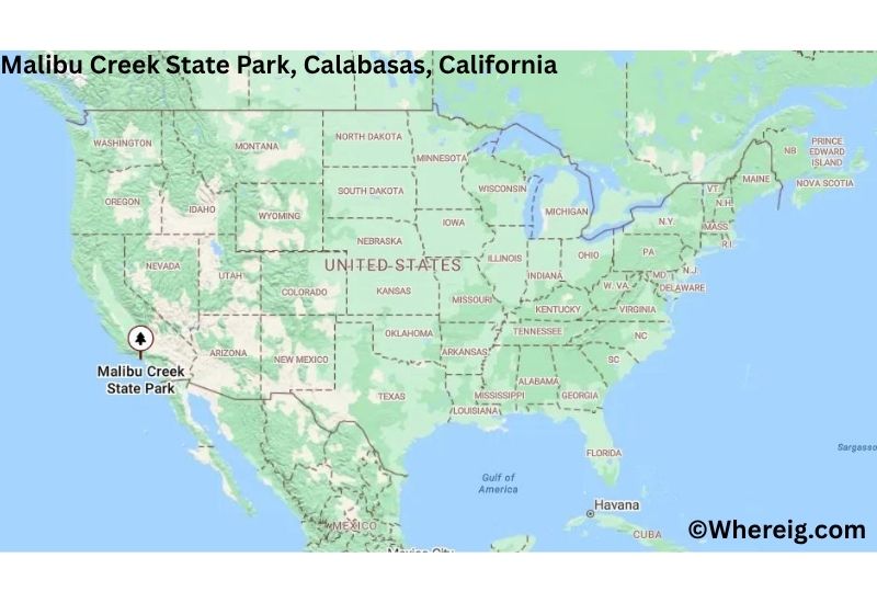 Where is Malibu Creek State Park Located inCalabasas, California Where is Malibu Creek State Park Located inCalabasas, California