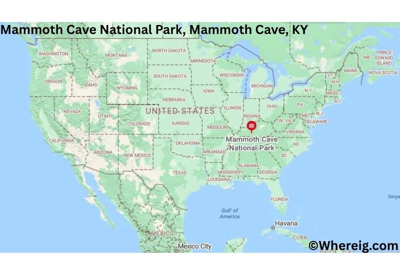 Where is Mammoth Cave National Park Located in Mammoth Cave, Kentucky Where is Mammoth Cave National Park Located in Mammoth Cave, Kentucky