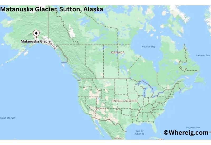 Where is Matanuska Glacier Located inSutton, Alaska Where is Matanuska Glacier Located inSutton, Alaska