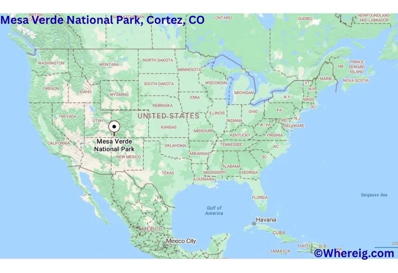Where is Mesa Verde National Park Located in Cortez, Colorado Where is Mesa Verde National Park Located in Cortez, Colorado