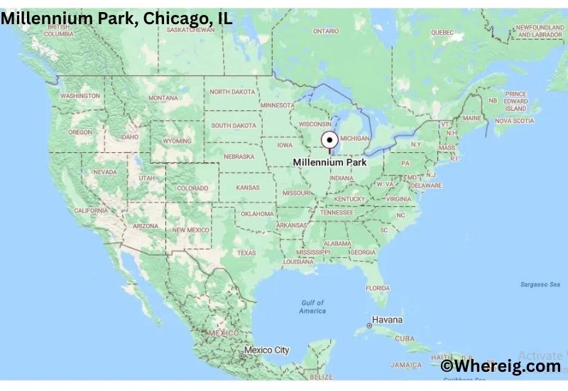 Where is Millennium Park Located in Chicago, Illinois Where is Millennium Park Located in Chicago, Illinois