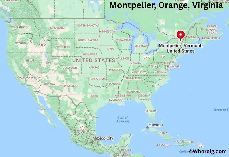 Where is Montpelier Located in Orange, Virginia